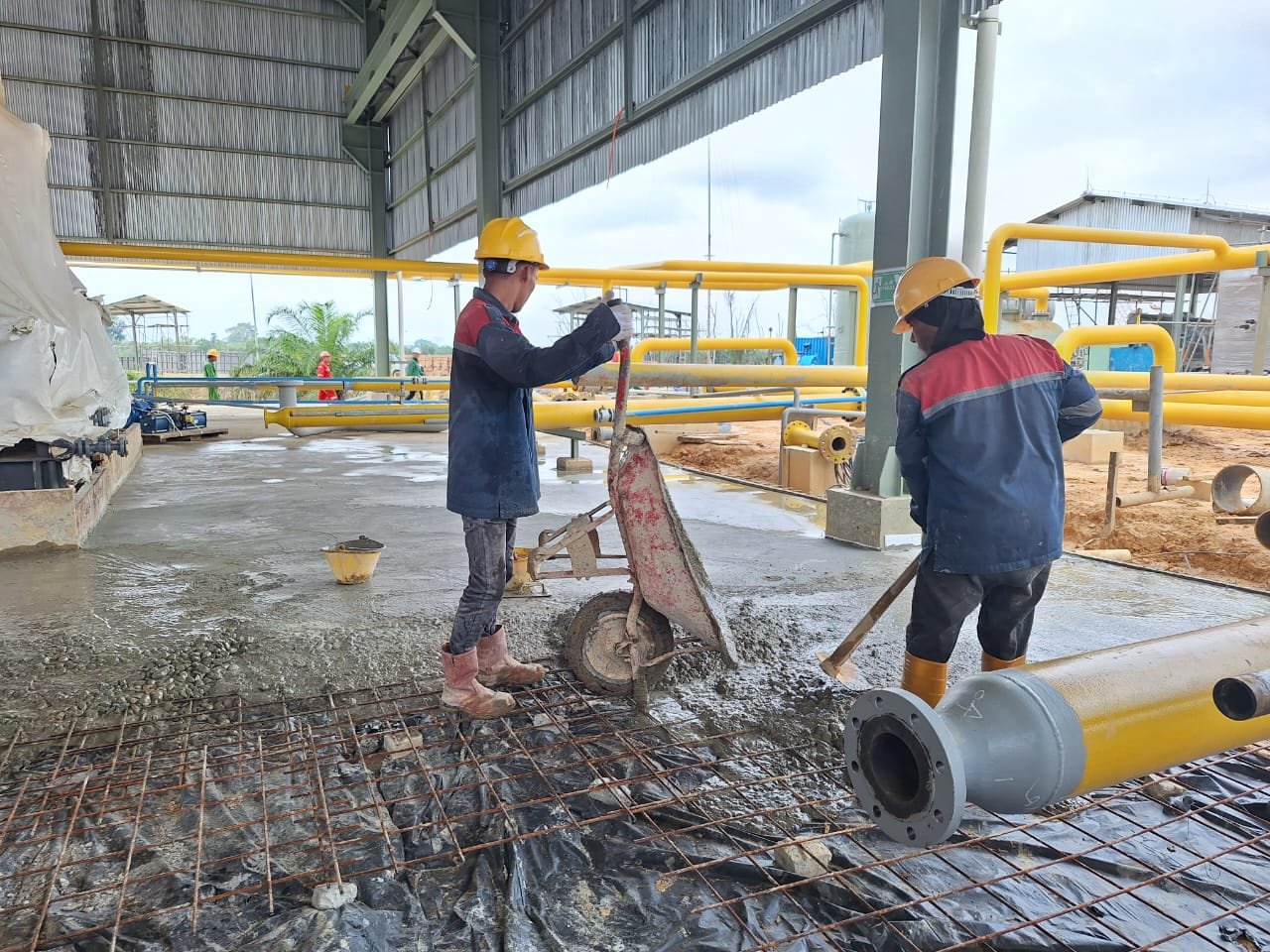 Langgam Slab Casting April 15